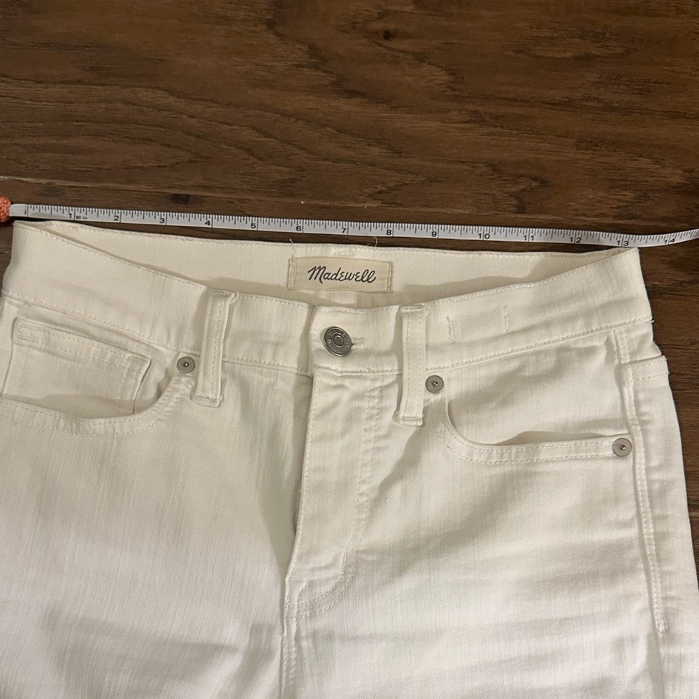 MADEWELL Sz 25 White High-Waisted SKINNY Jeans - Picture 7 of 7